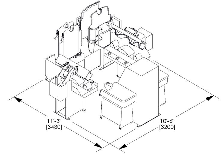 Two Operator Double Buck Unit